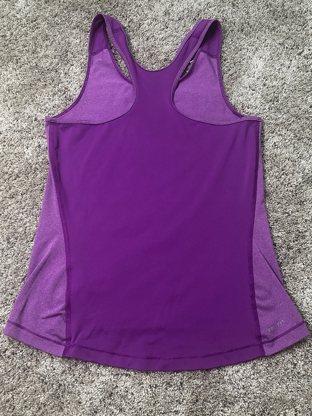 #33 Nike Purple Performance Racerback Tank Top - Picture 4 of 5